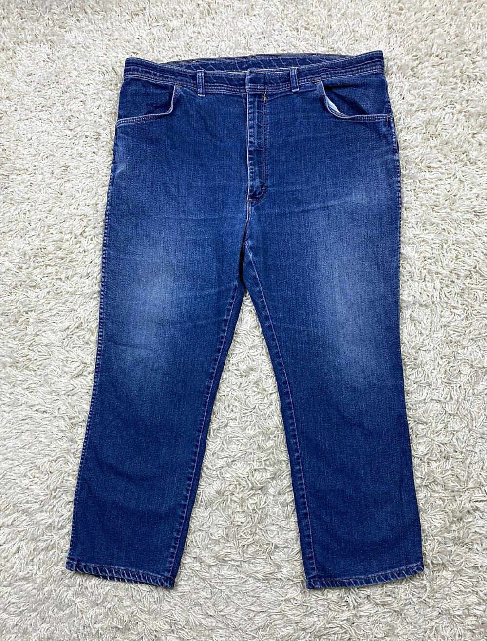 Vintage Wrangler Men’s Jeans 42x29 (fits 38x26) Made in USA Denim Straight Leg